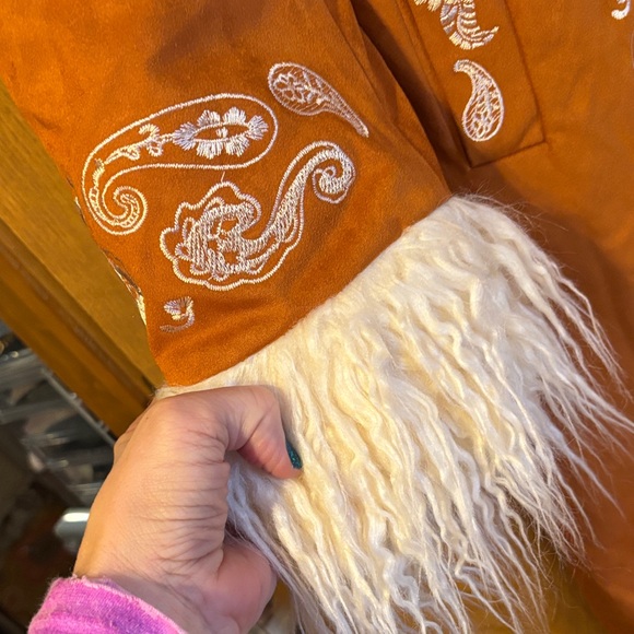 The Hippie Shake Penny Lane Jacket with Faux Fur Trim - Picture 3 of 8